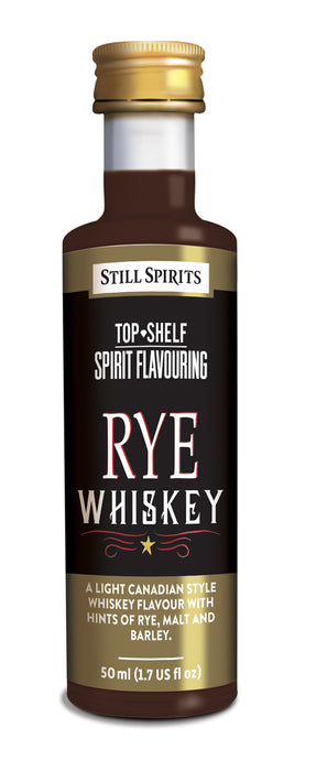 Still Spirits Top Shelf Rye Whiskey
